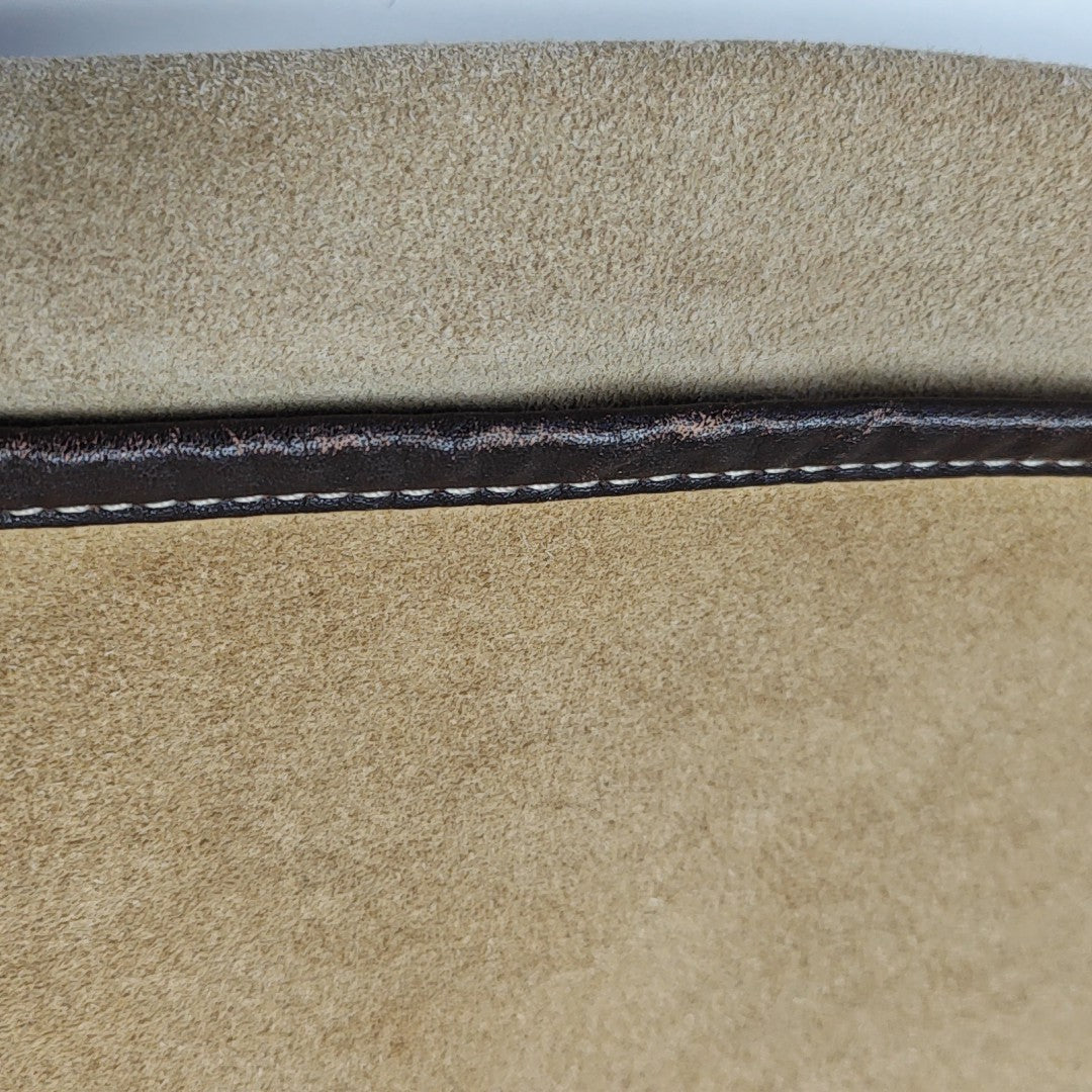 Suede Tote Bag Brown