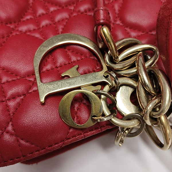 Dior Soft Cannage Lambskin Red