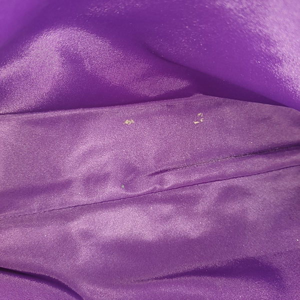 Cannage Silk Satin Tote Bag Purple