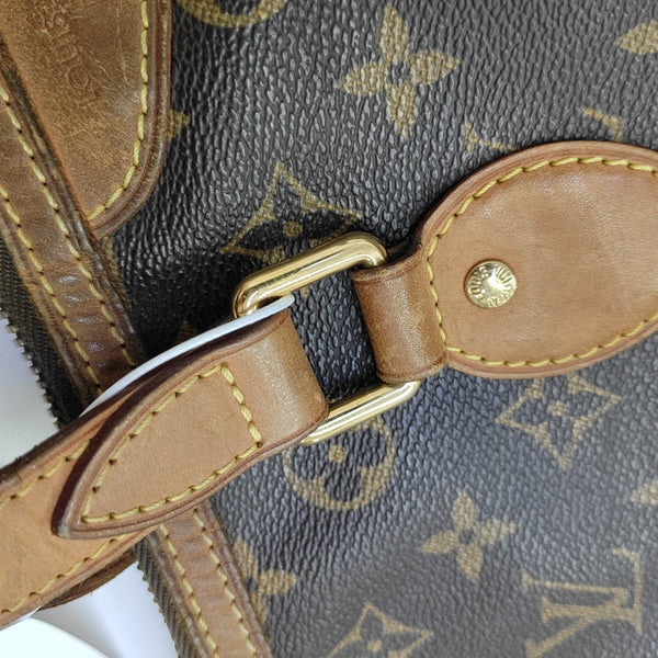 PALERMO PM Monogram Coated Canvas Brown