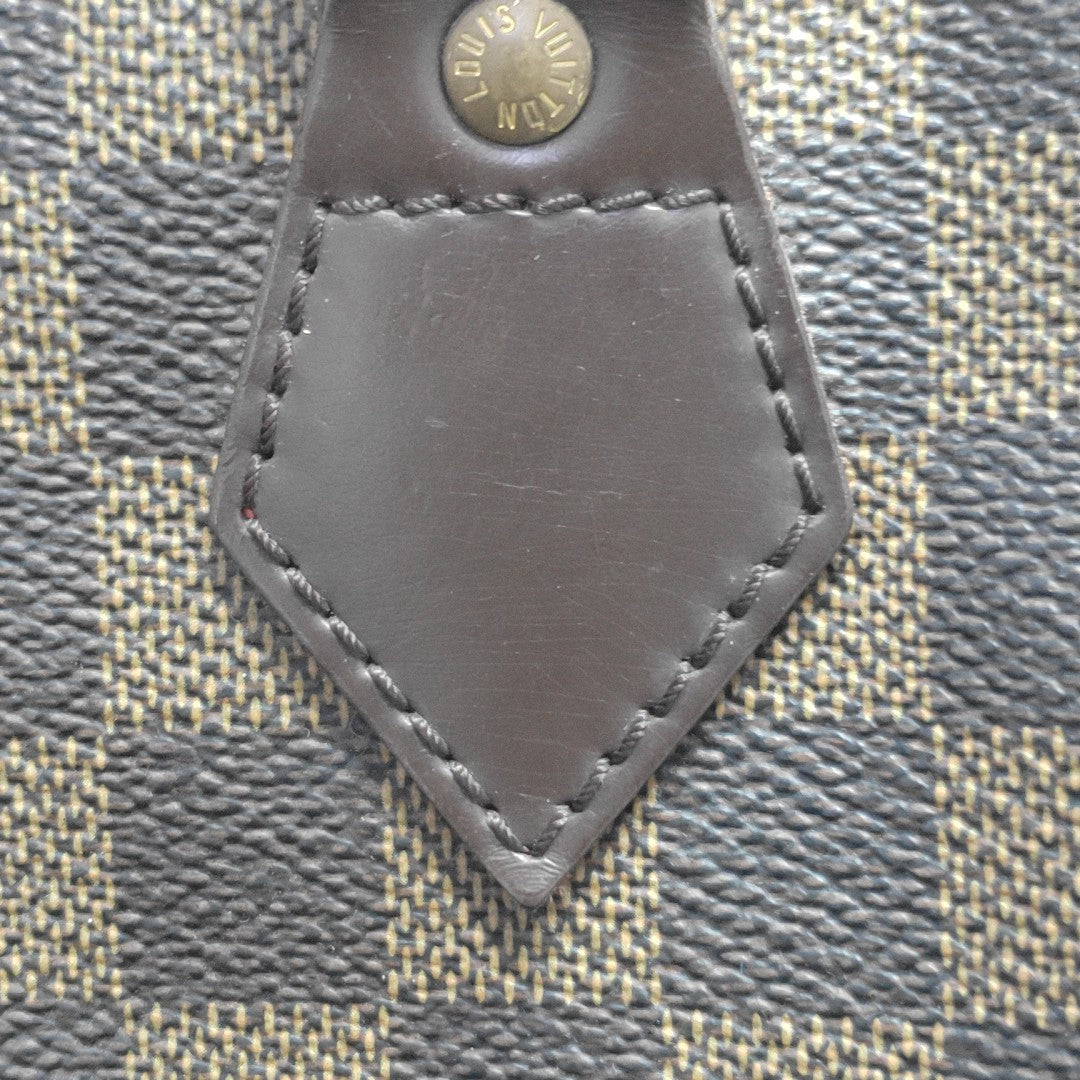 SPEEDY 25 Damier Ebene Coated Canvas Brown