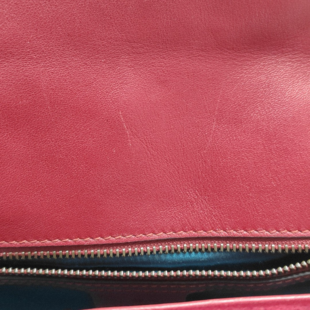 GG Marmont Medium Quilted Velvet Red