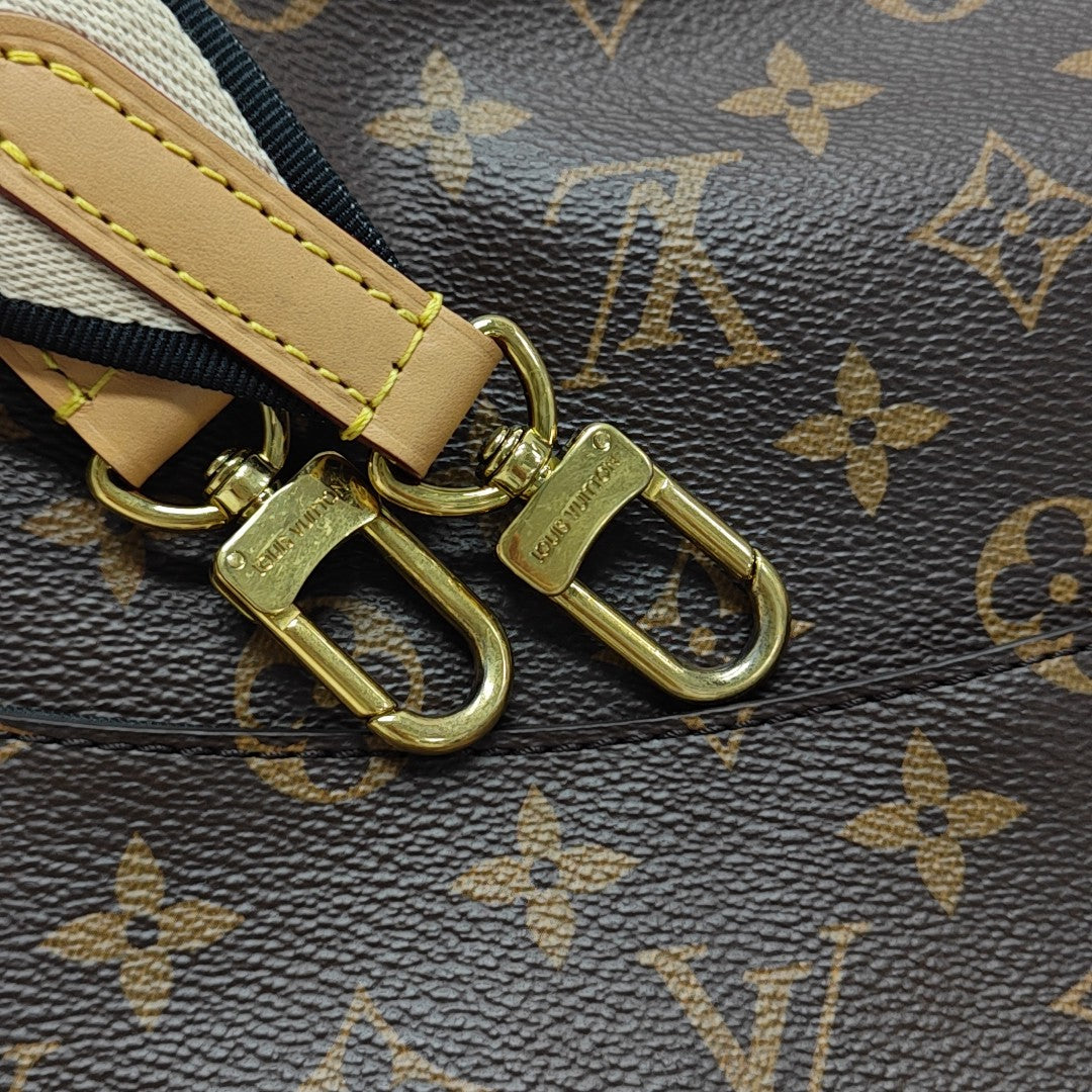 DIANE Monogram Coated Canvas Brown