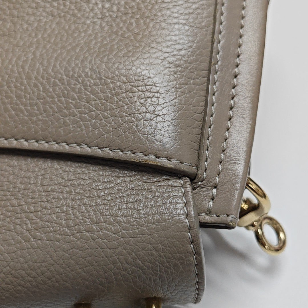 Tess Mini Calfskin Gray