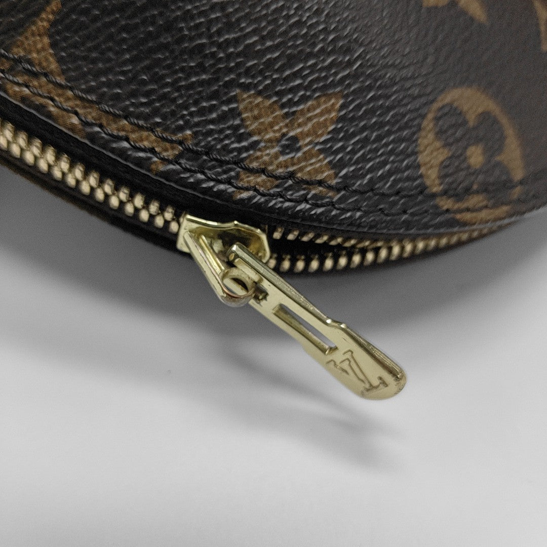 ALMA PM Monogram Coated Canvas Brown
