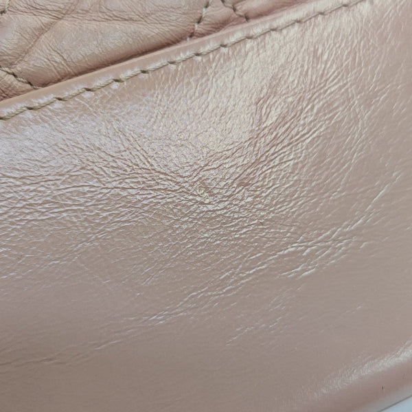 GABRIELLE Medium Quilted Calfskin Pink