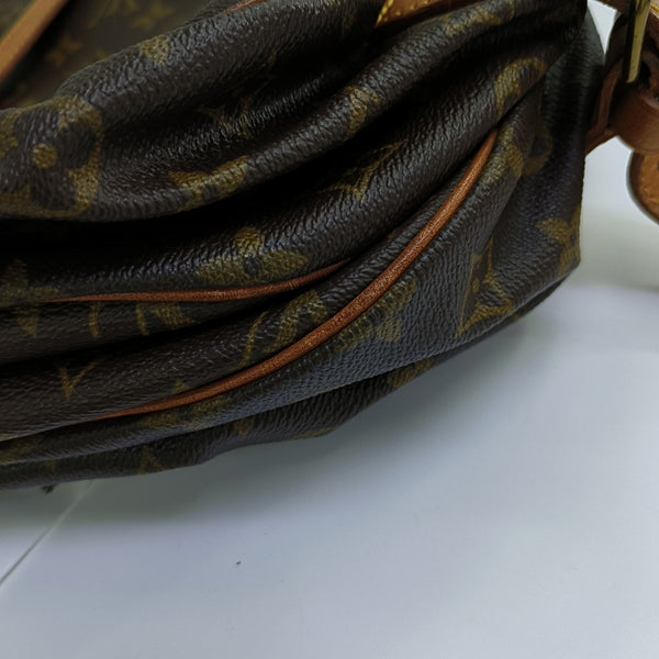 SAUMUR 43 Monogram Coated Canvas Brown