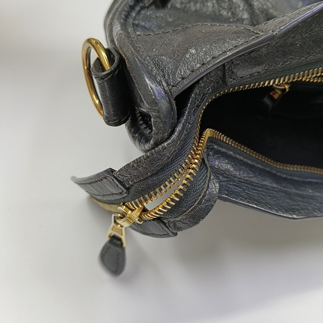 Classic City Small Lambskin Gray