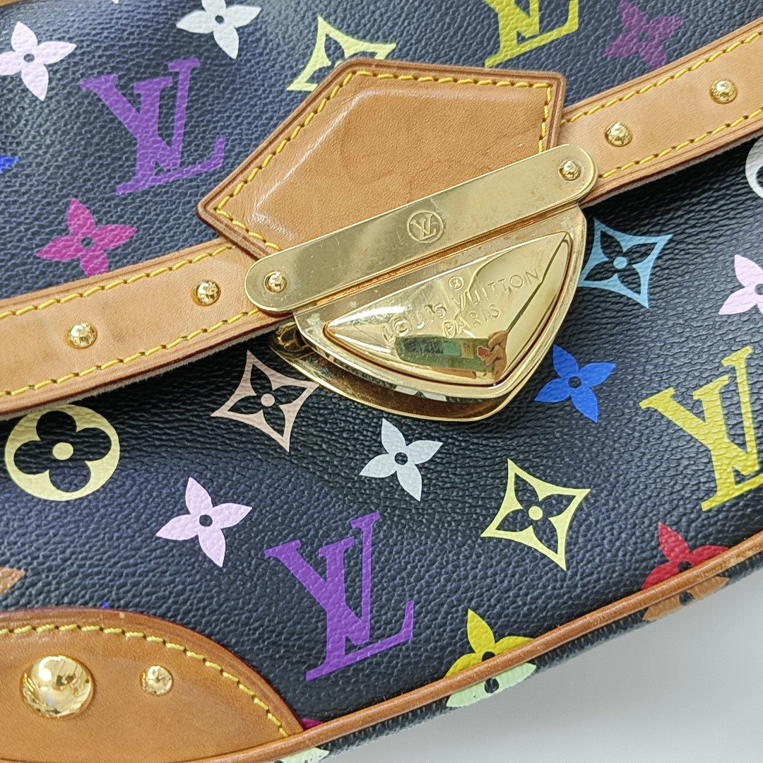 LV × TM RITA Monogram Coated Canvas Black