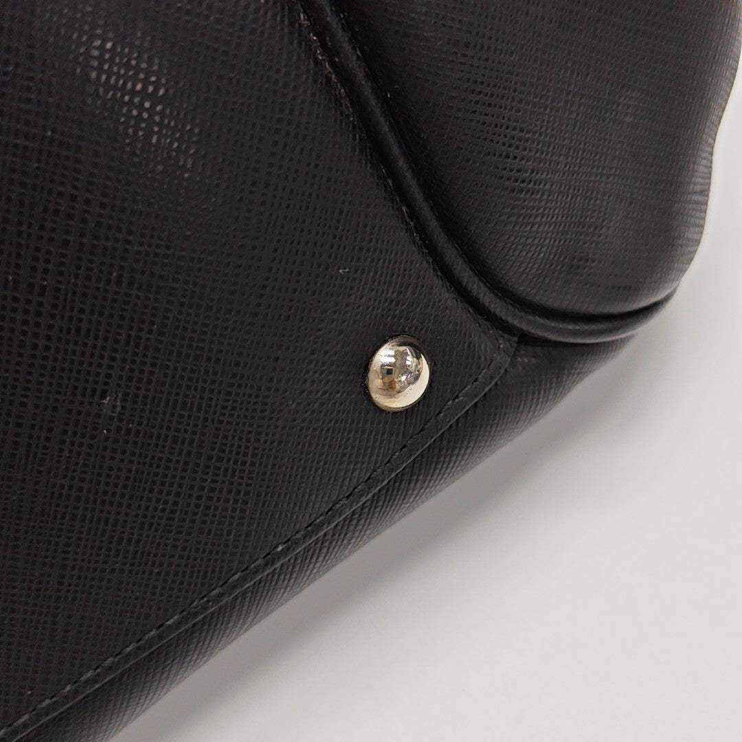 Calfskin Shoulder Bag Black