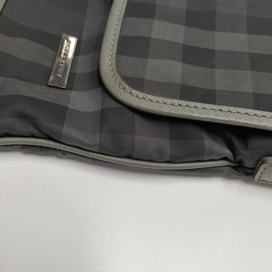 Fabric Shoulder Bag Gray