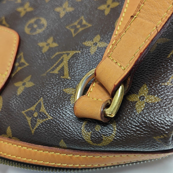 STRESA Monogram Coated Canvas Brown