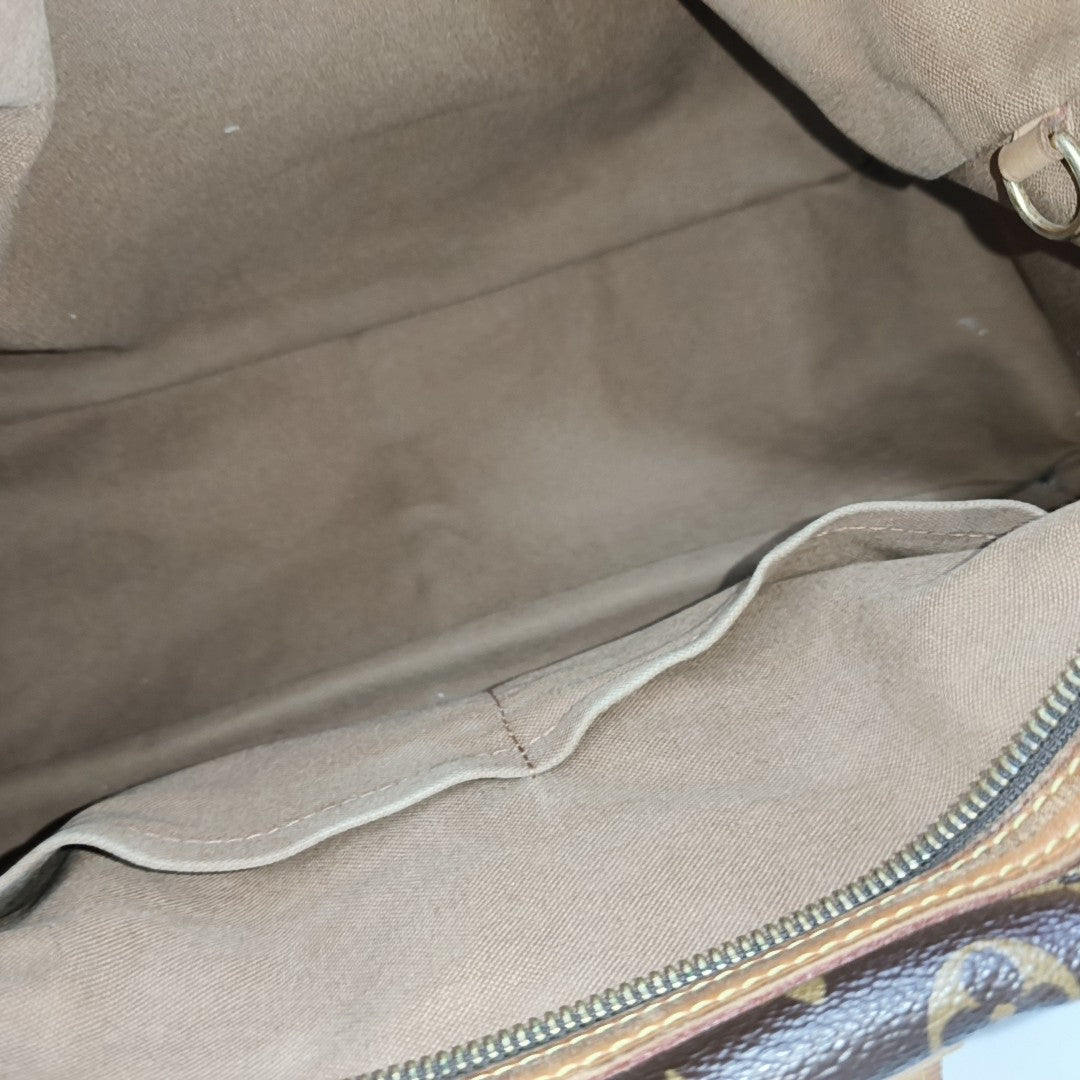STRESA Monogram Coated Canvas Brown