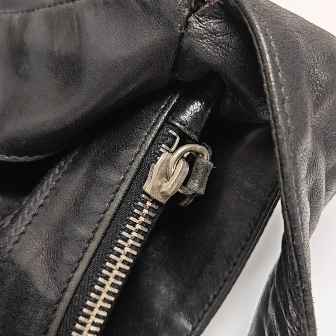 Nylon Shoulder Bag Black