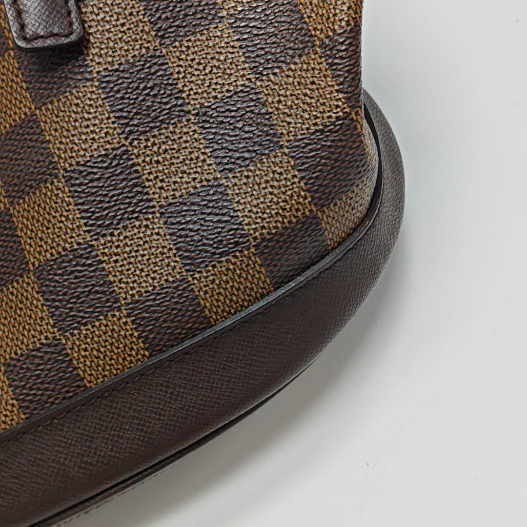 BUCKET PM Damier Ebene Coated Canvas Brown