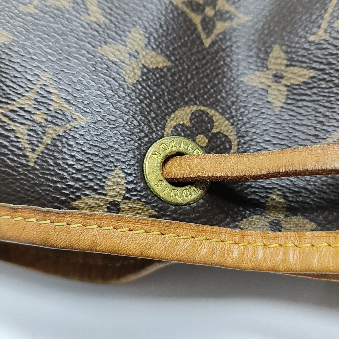 NOÉ BB Monogram Coated Canvas Brown