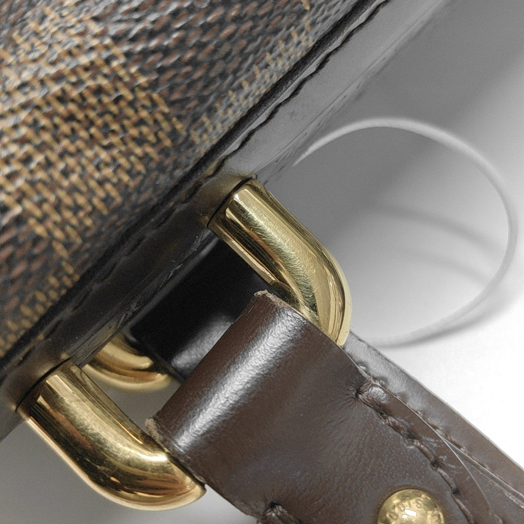 KNIGHTSBRIDGE Damier Ebene Coated Canvas Brown
