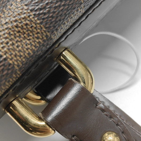 KNIGHTSBRIDGE Damier Ebene Coated Canvas Brown
