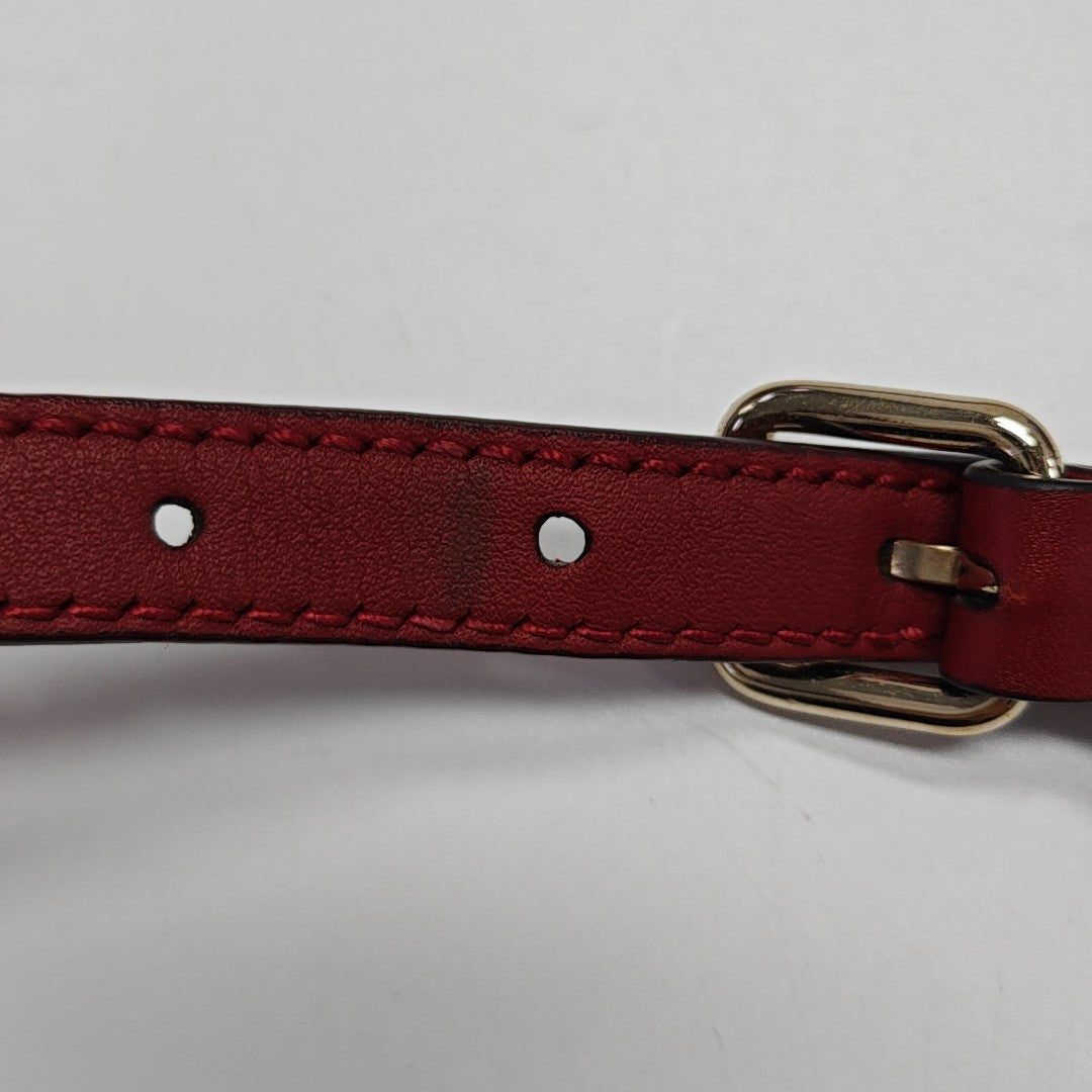 Microguccissima Monogram Calfskin Red