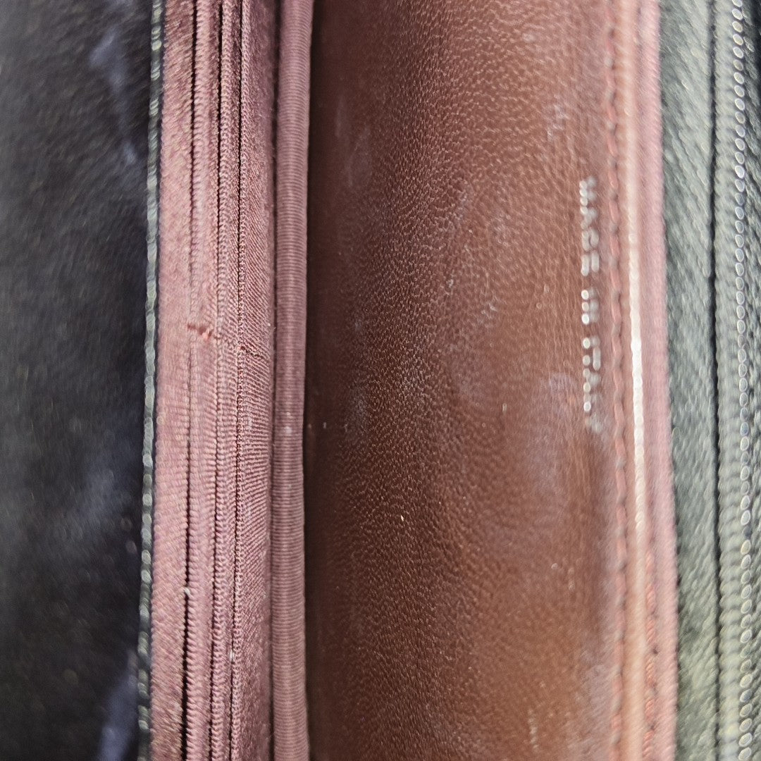 WOC Quilted Lambskin Black