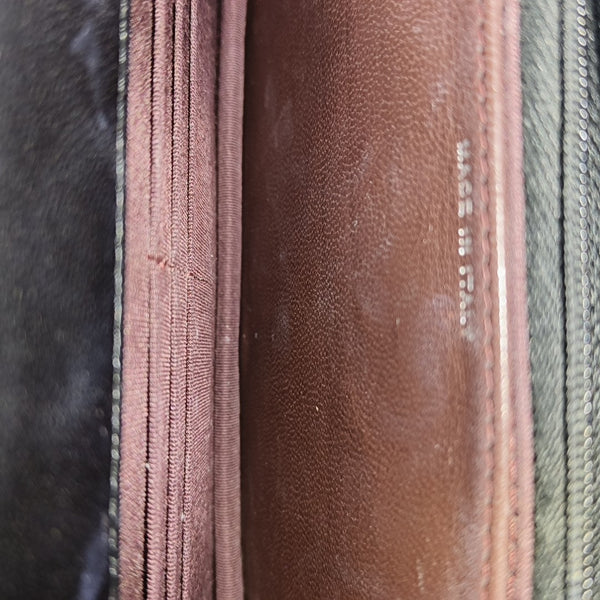 WOC Quilted Lambskin Black
