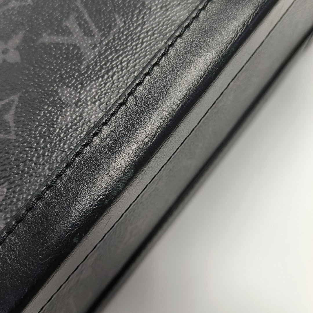 SOFT TRUNK Monogram Coated Canvas Black