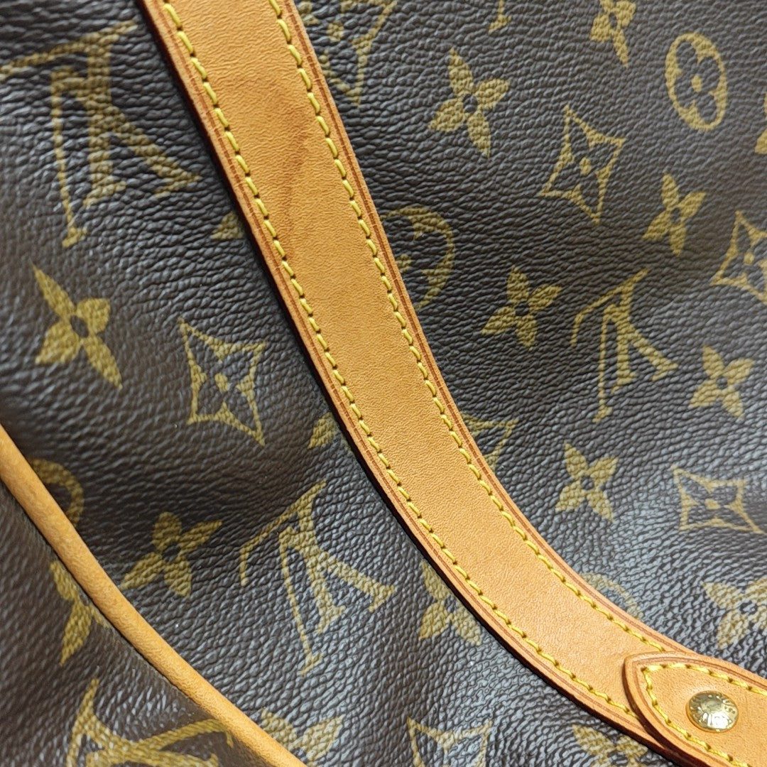 STRESA Monogram Coated Canvas Brown