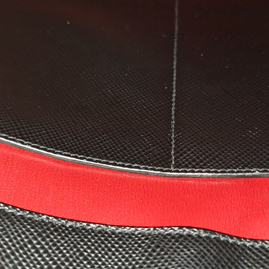 Twin Saffiano Calfskin Black