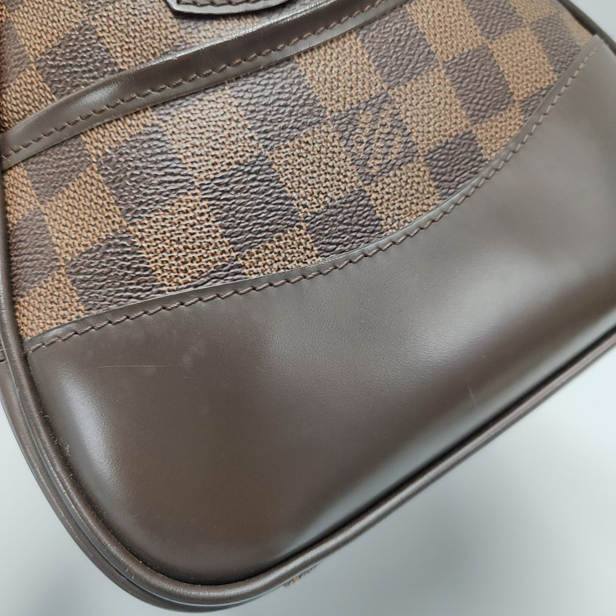 BERKELEY Damier Ebene Coated Canvas Brown