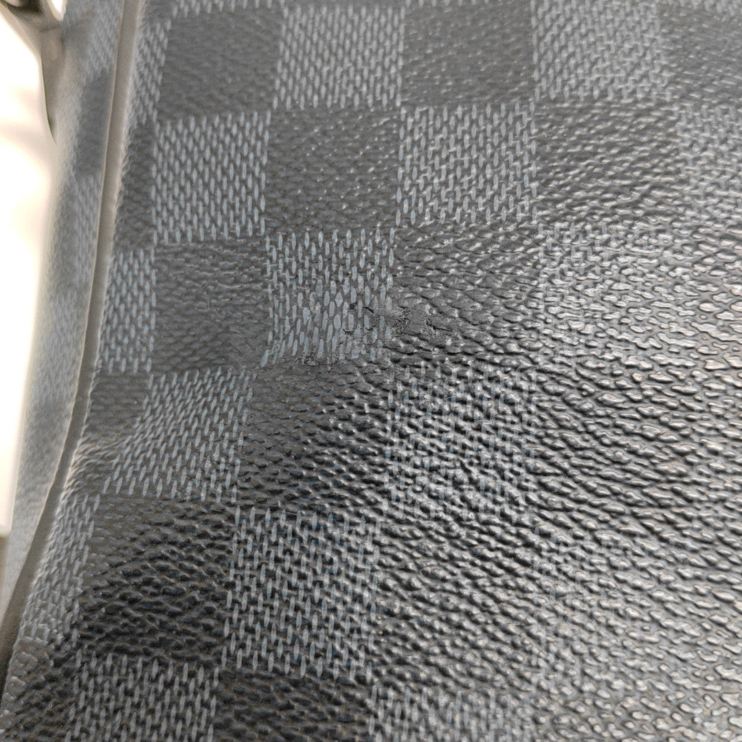 PORTE-DOCUMENTS Damier Coated Canvas Blue