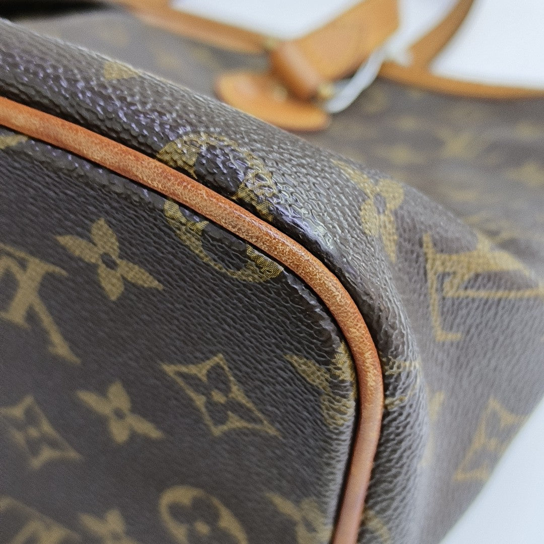 PALERMO PM Monogram Coated Canvas Brown
