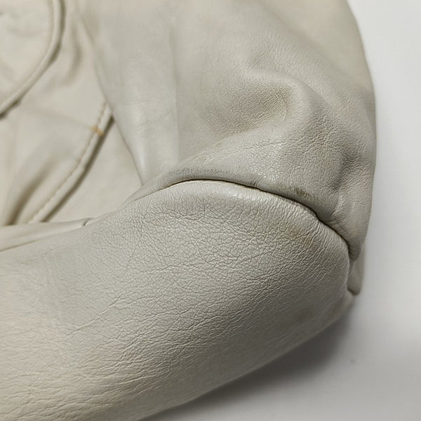 Calfskin Shoulder Bag White