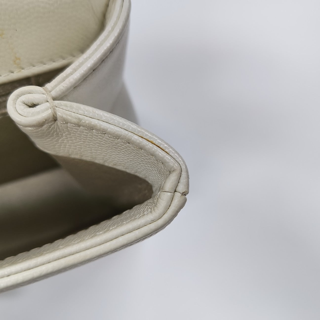 Calfskin Shoulder Bag White