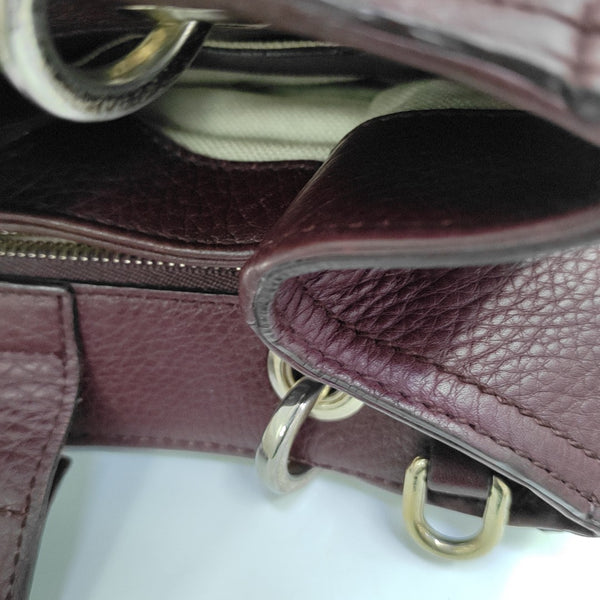 Bamboo 1947 Medium Calfskin Red