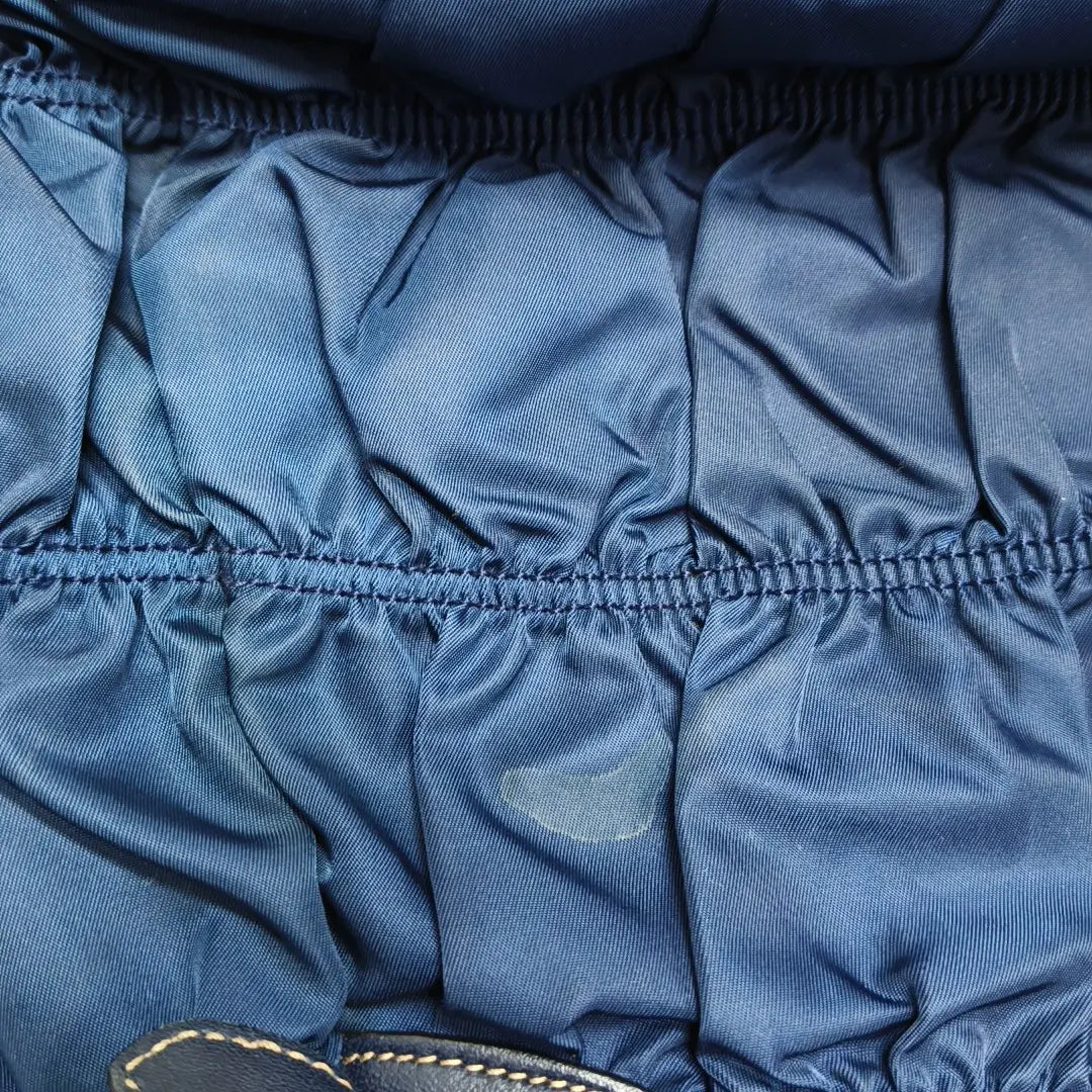 Gaufre Quilted Nylon Blue