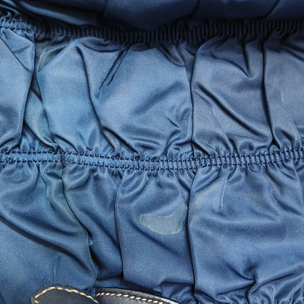 Gaufre Quilted Nylon Blue