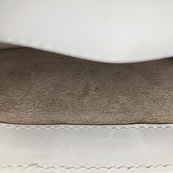 Authenticated pre-owned  Sylvie Mini Calfskin White - Shoulder Bag at Looply