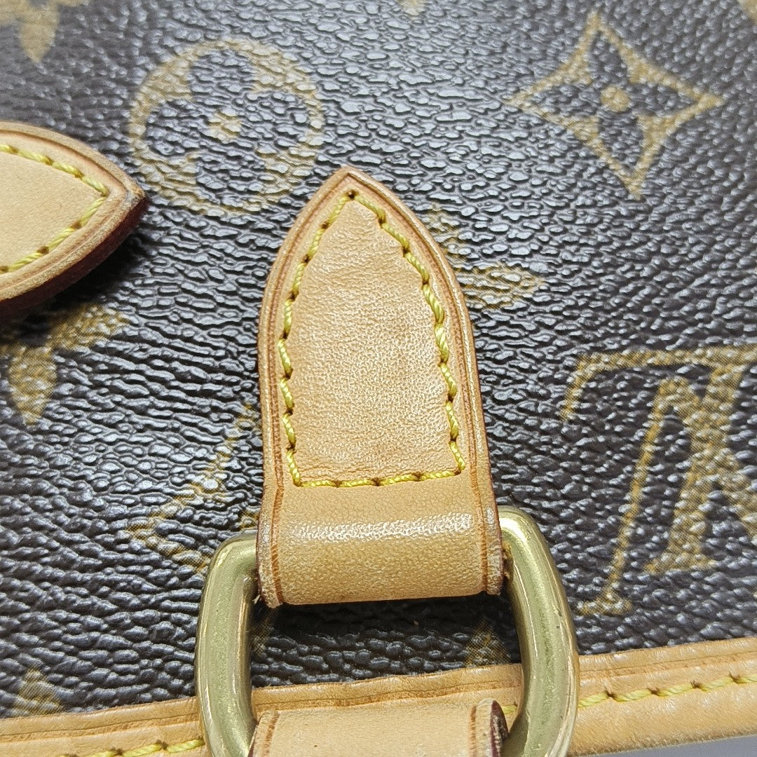 BATIGNOLLES MM Monogram Coated Canvas Brown