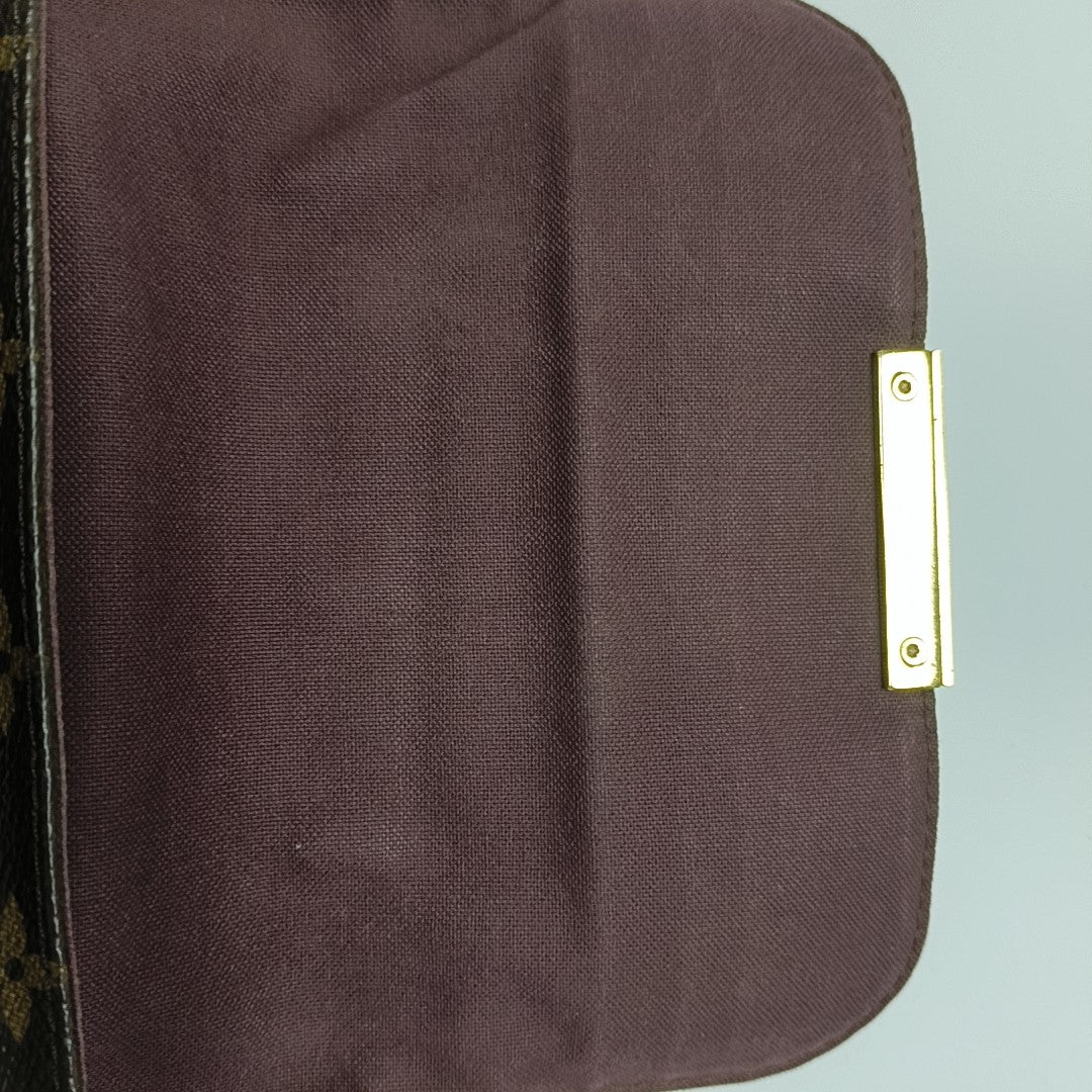 FAVORITE PM Monogram Coated Canvas Brown