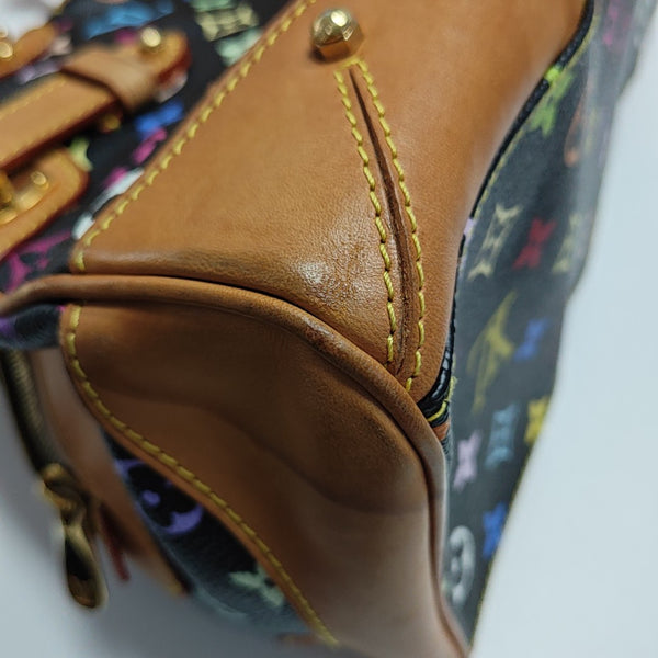 CLAUDIA Monogram Coated Canvas Black