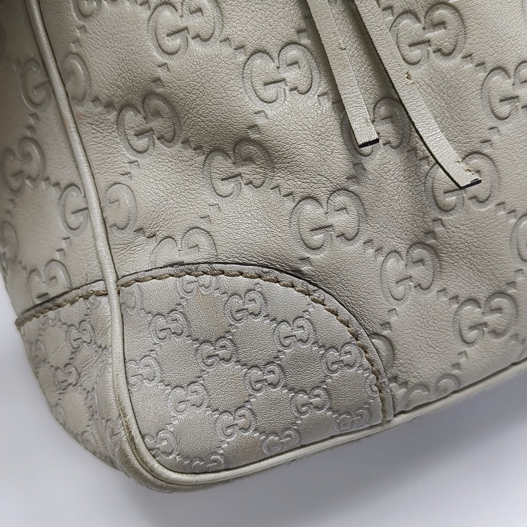 Bree Monogram Calfskin Beige