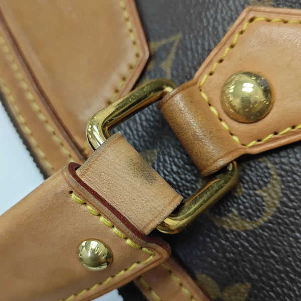 RETIRO NM Monogram Coated Canvas Brown