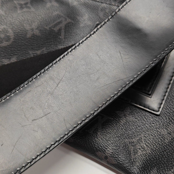 VOYAGER PM Monogram Coated Canvas Black