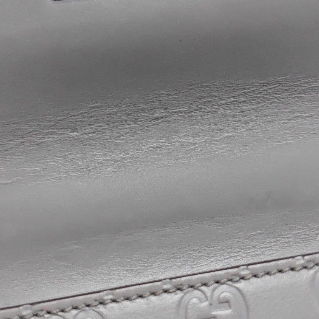 Padlock Small Monogram Calfskin Gray