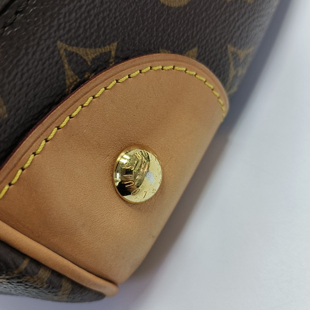 RETIRO NM Monogram Coated Canvas Brown