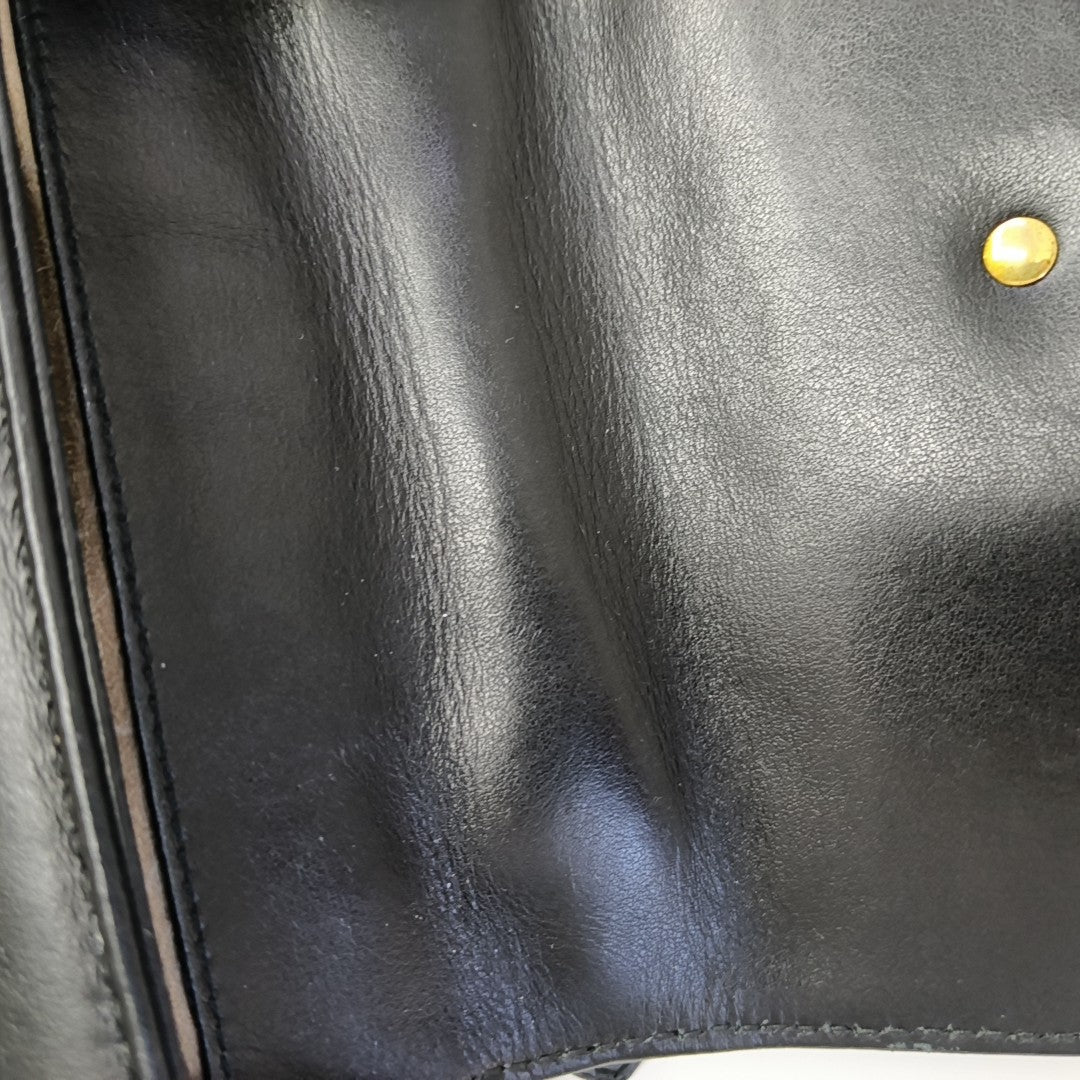 GG Marmont Mini Quilted Calfskin Black