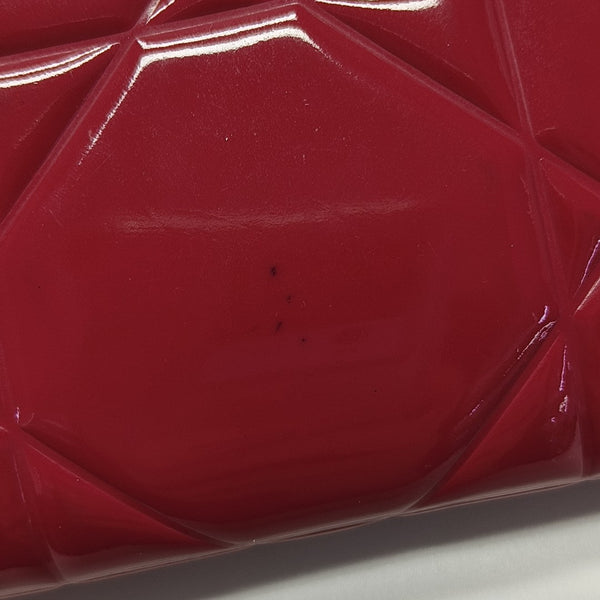 Cannage Calfskin Wallet Red