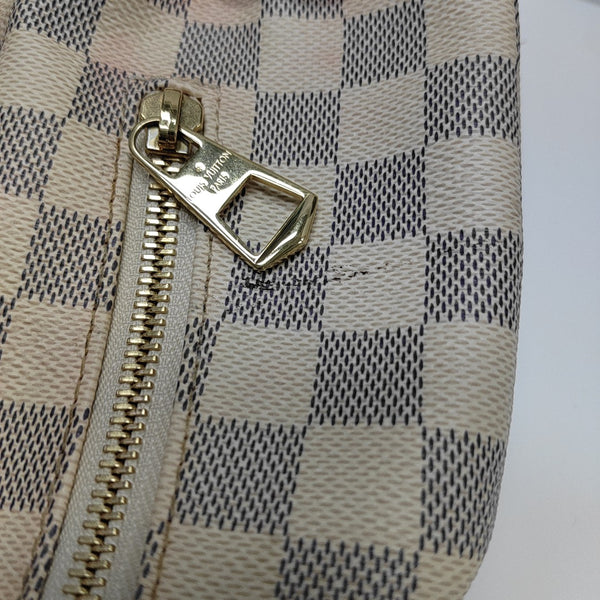 SPERONE BB Damier Azur Coated Canvas White