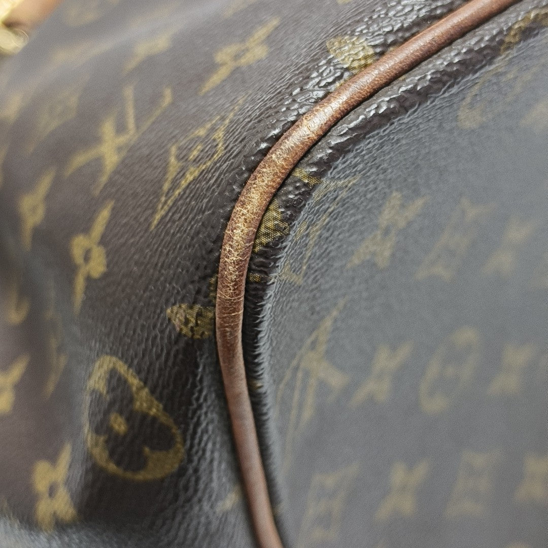 PALERMO GM Monogram Coated Canvas Brown