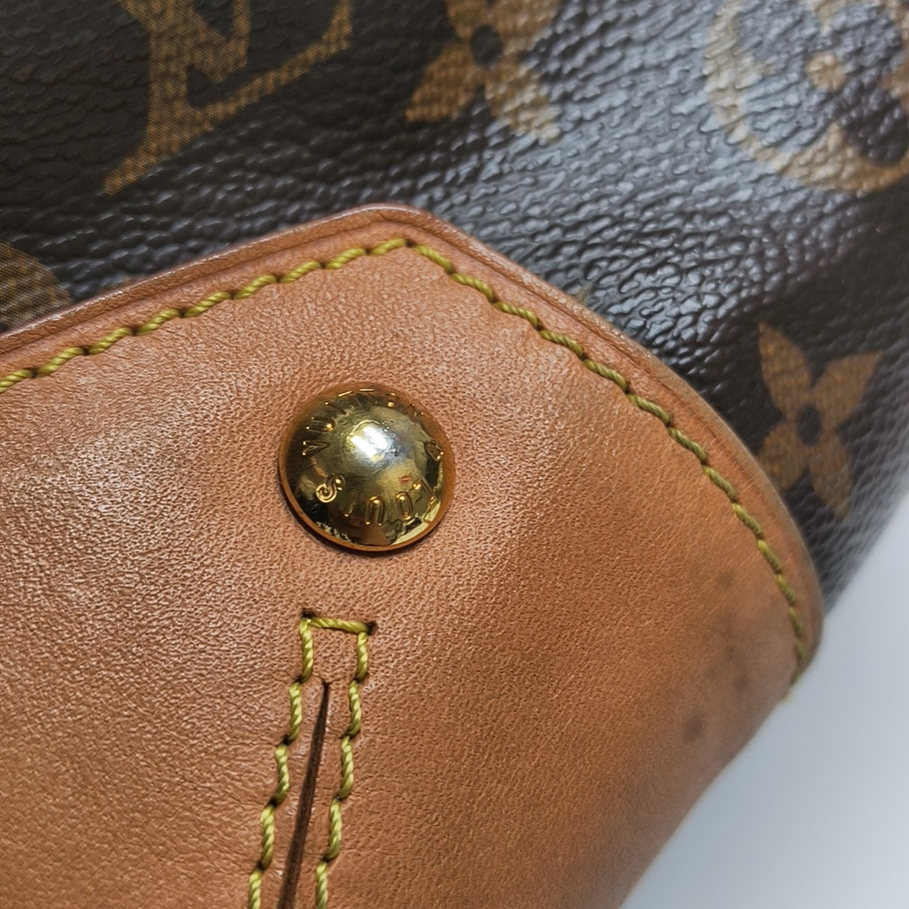RETIRO GM Monogram Coated Canvas Brown